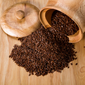 Roasted Flax Seeds.