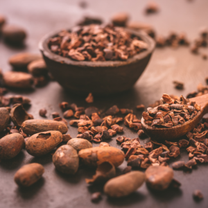 Cacao Nibs.