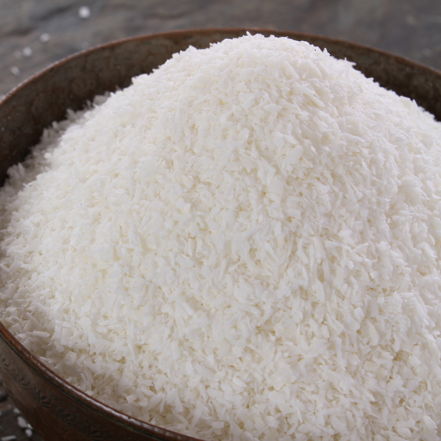 Desiccated Coconut.